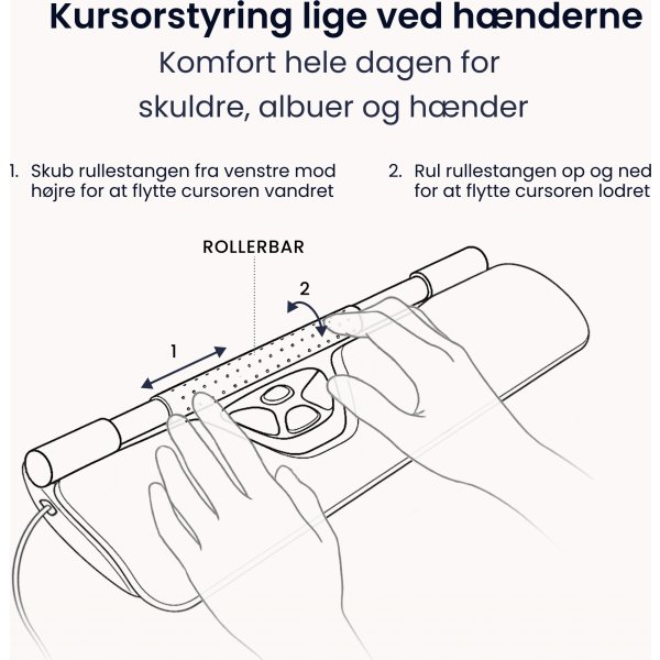 Contour RollerMouse Red, Trådbunden
