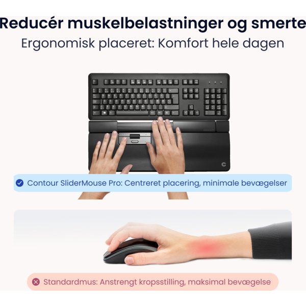 Contour SliderMouse Pro Wired Extended WR, läder