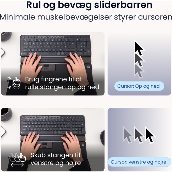 Contour SliderMouse Pro Trådlös Extended WR, läder