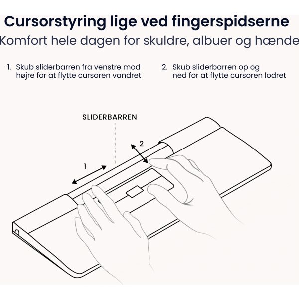 Contour SliderMouse Pro Trådlös Extended WR, läder