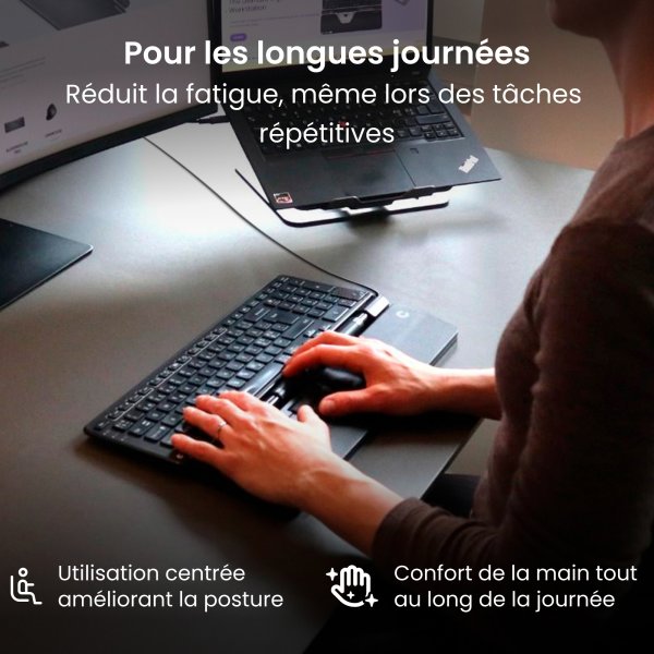 Contour SliderMouse Pro Wired Slim WR | Ljusgrå