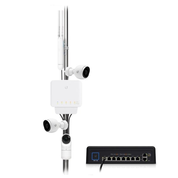 Ubiquiti UniFi USW-Flex, 5-port, 46W, 3-pack, vit