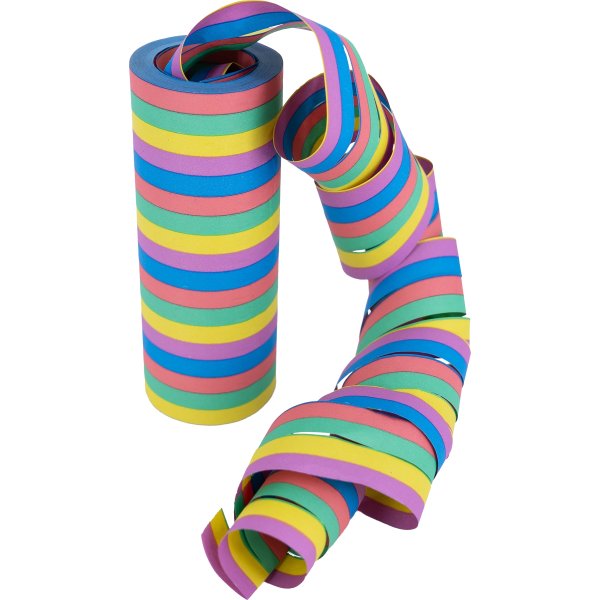 Serpentiner, jumbo, 1 rulle