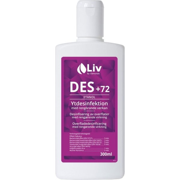 LIV Des +72 Ytdesinfektion | 300ml
