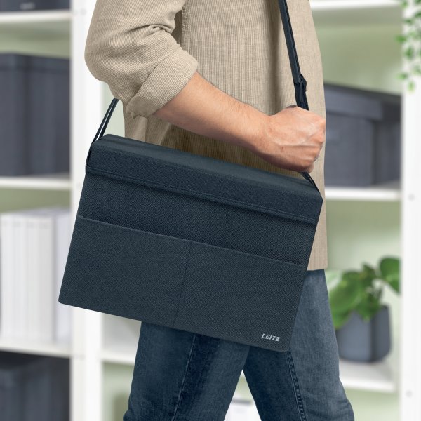 Leitz Kompakt Arbetsväska i tyg med lock