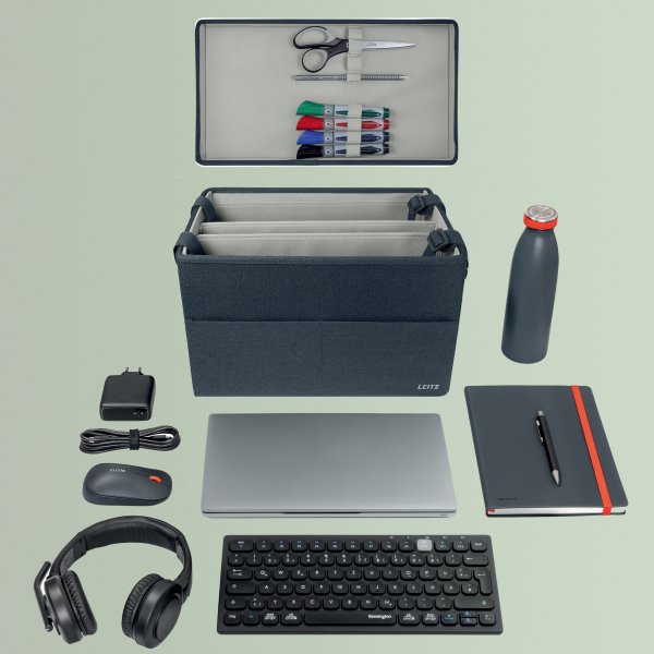 Leitz Kompakt Arbetsväska i tyg med lock