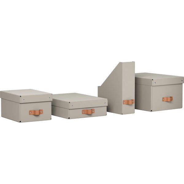 Leitz Puro Box m. lock | M | Beige | 2 st.