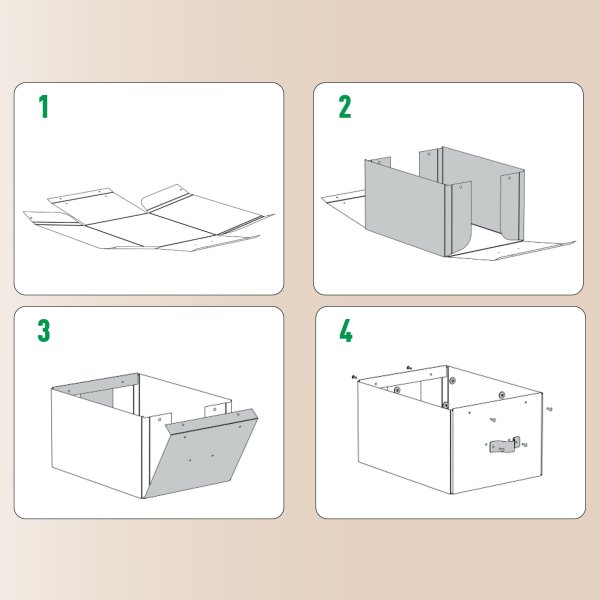 Leitz Puro Box med lock | S | Svart | 2 st.