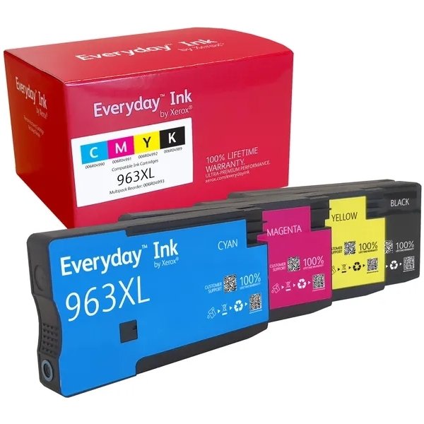 Xerox Everyday Remanufactured bläckpatroner, CMYK