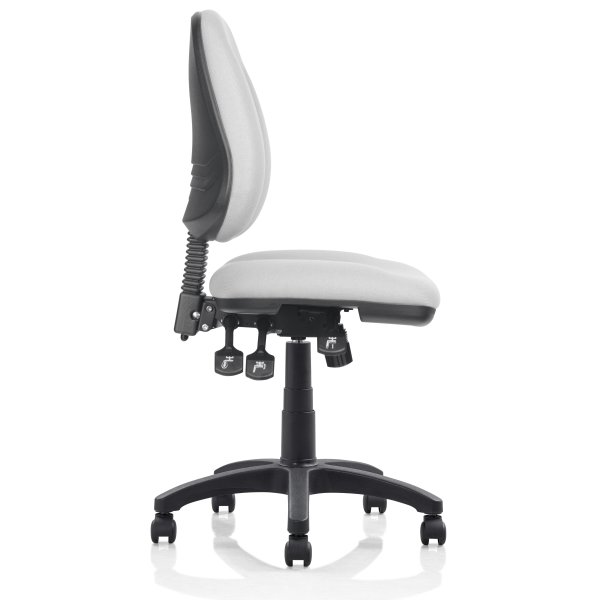 Deluxe kontorsstol, grå