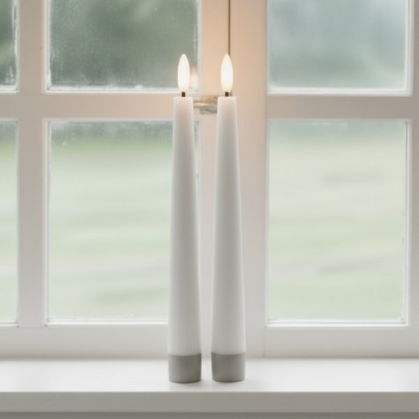 Fjord Denmark LED Ljus, 2 st., vit