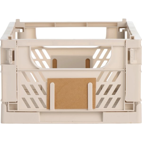 Day stapelbar vikbar låda, 330x245x150 mm, sand