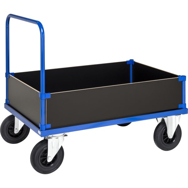 Flexi 330 4 låga sidor, 120x80x26, blålackerat stå