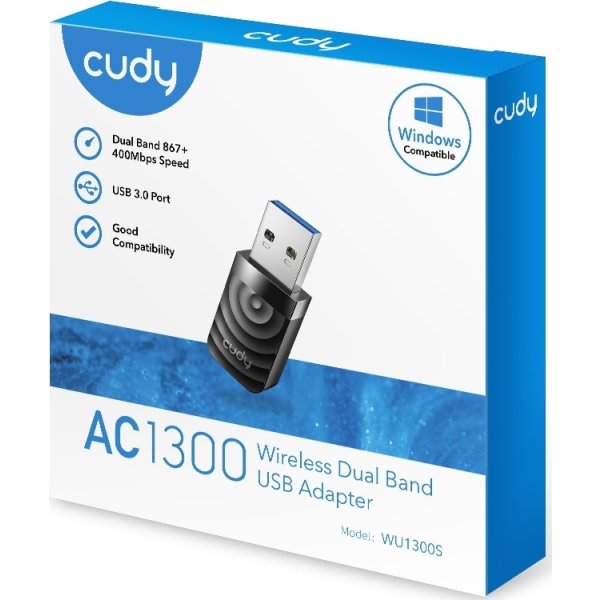 CUDY Adapter USB WU1300S, WF5, AC1300
