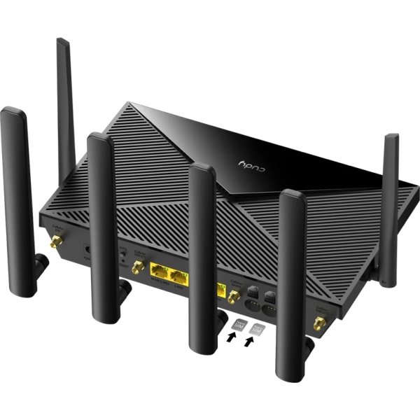 CUDY 4G Router LT12, WF6, Gigabit 2xSIM