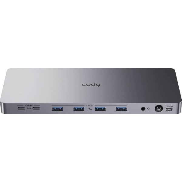 CUDY Dockningsstation CS700 10Gbps USB-C Dual 4K