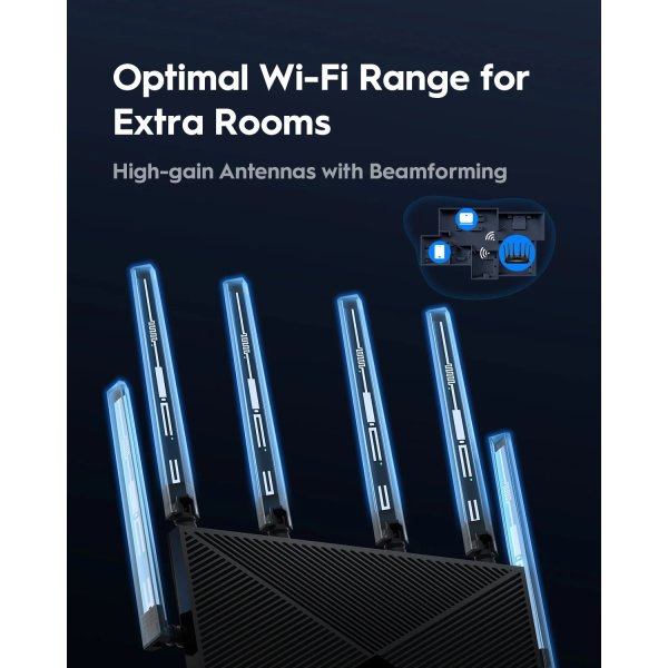 CUDY Wi-Fi Router WR6500H, WF7, BE6500