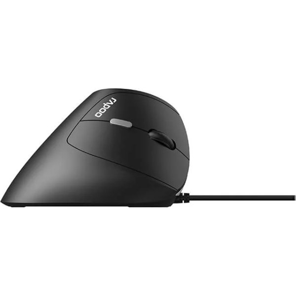RAPOO Mus EV200, Kabel, Optisk svart