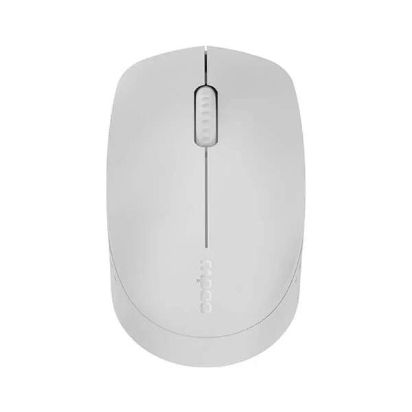 RAPOO Mus M100 Tyst, trådlös, Multi-Mode, grå