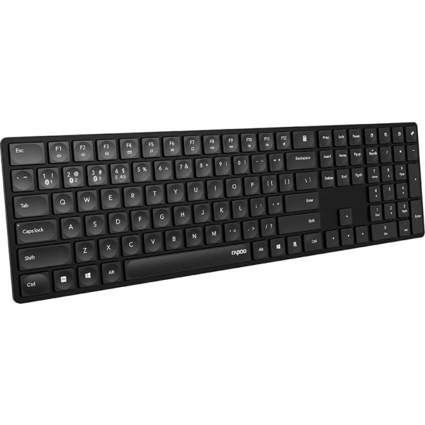 RAPOO Tangentbord E8020 MultiMode, Trådlöst, smalt