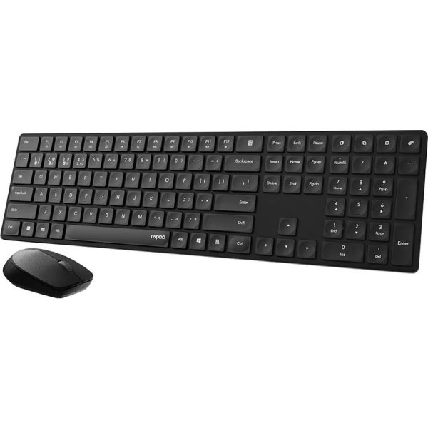RAPOO Tangentbord/Mus 8020M, Multi-Mode, Trådlös