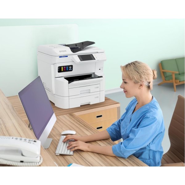 Epson EM-C7100DWF Färg A3 Multifunktionsskrivare