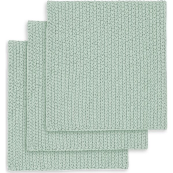 Engholm disktrasa, bomull, 25x25 cm, ljusgrön, 3st