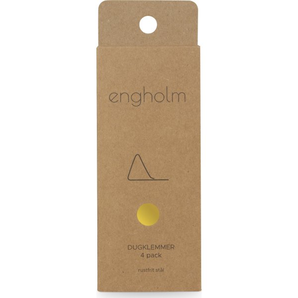 Dukklämmor, guldfärgade, 4 st.