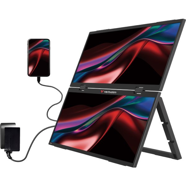 Verbatim 15,6'' Dual Bärbar Touchskärm