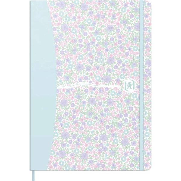 Oxford Floral Anteckningsbok | A5 | Rutad | Ass.