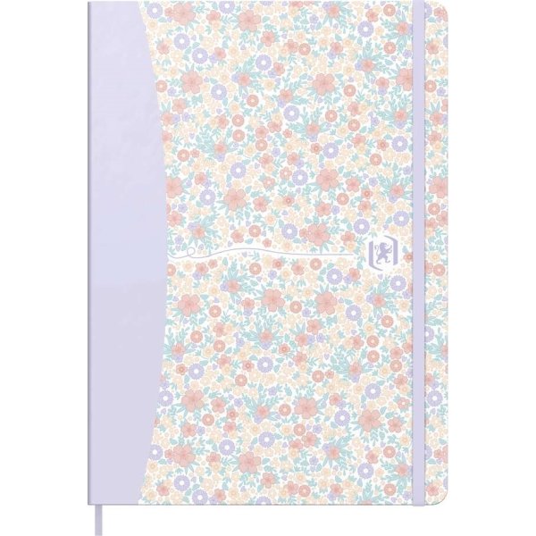 Oxford Floral Anteckningsbok | A5 | Rutad | Ass.