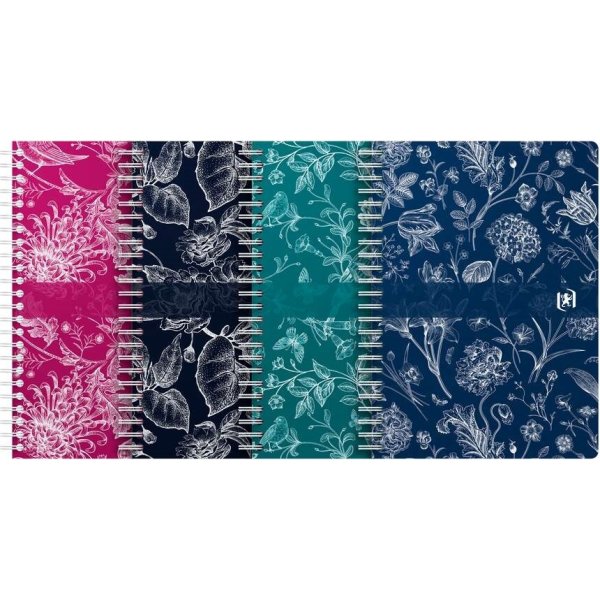 Oxford Romance Spiralbok | A5 | Kvadrat. | Ass.