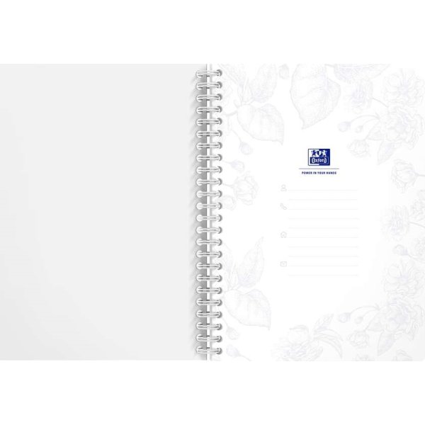 Oxford Romance Spiralbok | A5 | Kvadrat. | Ass.