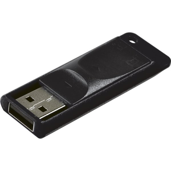 Verbatim USB 2.0 Store 'N' Go Slider, 16GB, Svart