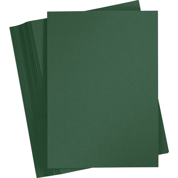 Kartong Play Cut, A4, 180 g, 100 ark mörkgrön