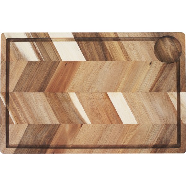 Aida Herringbone Skärbräda m/saftränna, 40x26x3 cm