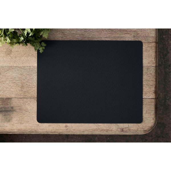 Aida Design Bordstablett, silikon, 42x33cm, svart