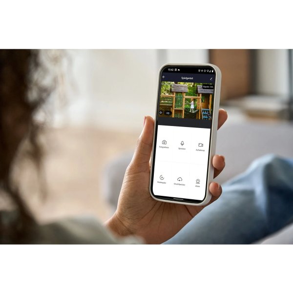 HAMA Övervakningskamera, utomhus, solcell, svart