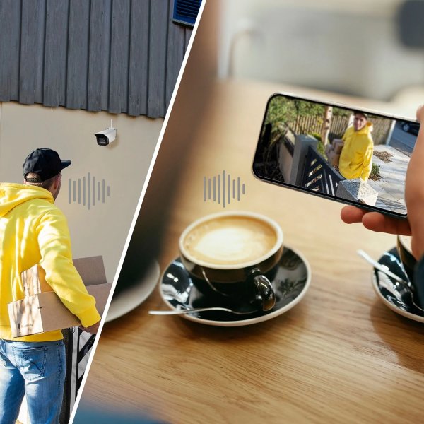 HAMA Övervakningskamera, Utomhus, vit