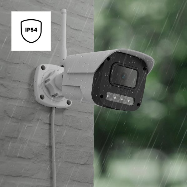 HAMA Övervakningskamera, Utomhus, vit