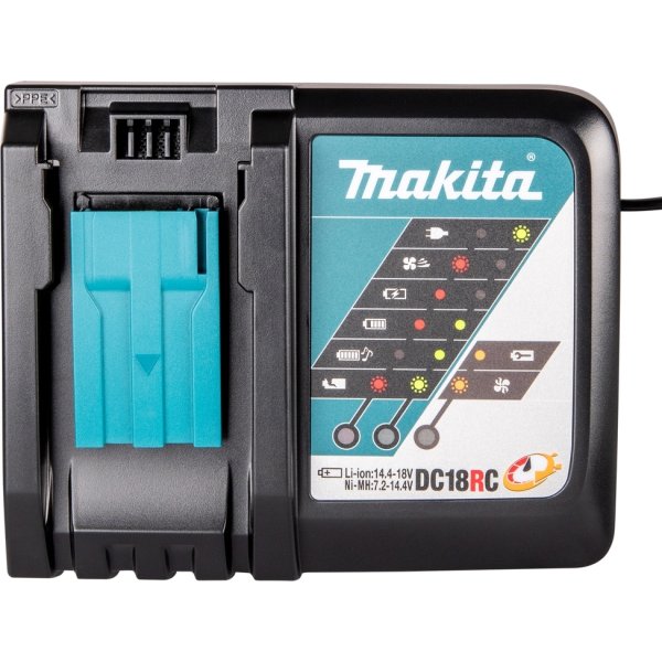 Makita Snabbladdare LXT, f/14,4+18V batteri DC18RC