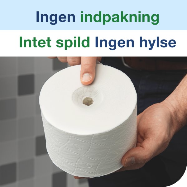 Tork T7 Dispenser Toalettpapper u/hylsa Dual Svart
