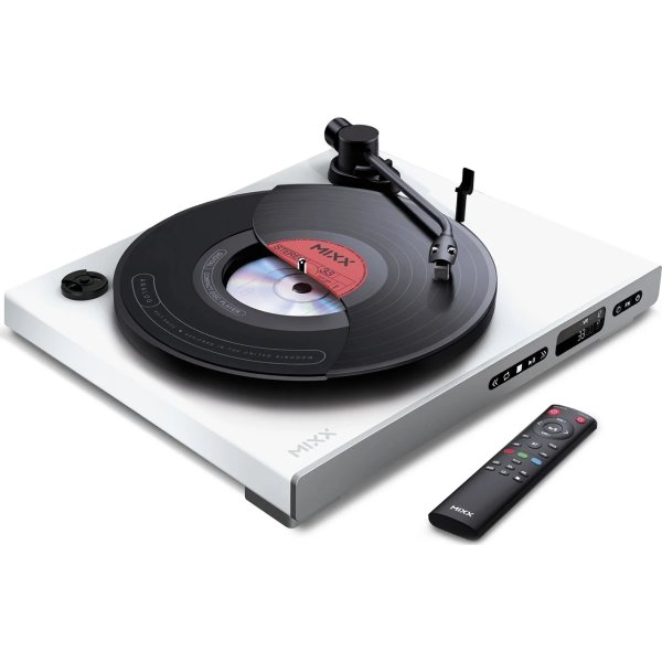 MIXX Vinyl- och CD-spelare, Analog Plus - Vit