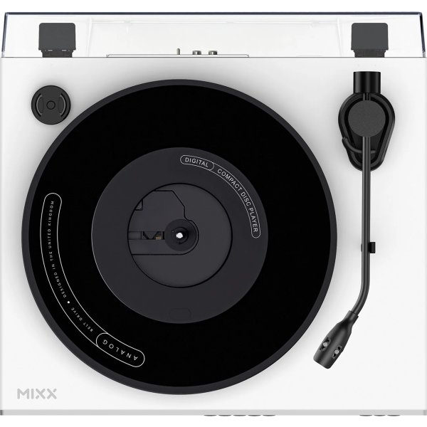 MIXX Vinyl- och CD-spelare, Analog Plus - Vit