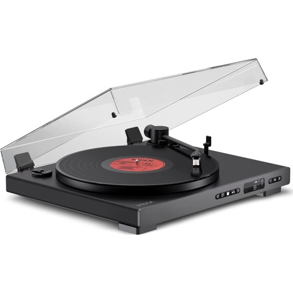 MIXX Vinyl- och CD-spelare, Analog Plus - Svart
