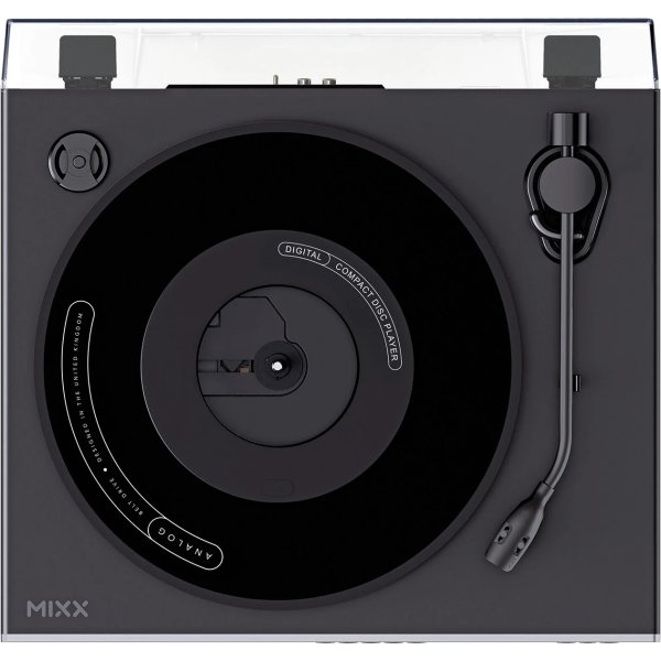MIXX Vinyl- och CD-spelare, Analog Plus - Svart