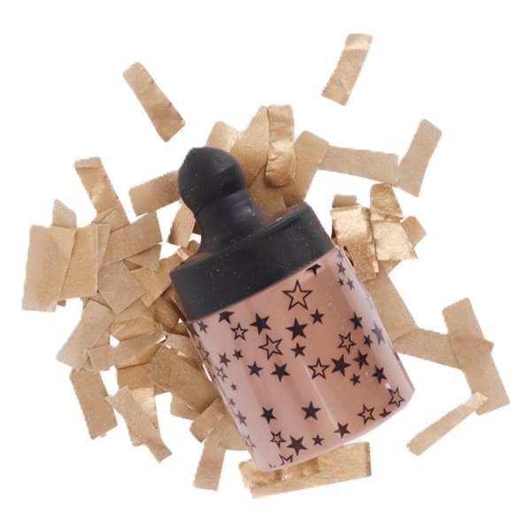 Konfetti pop, 8 st + påfyllning, guld och stjärnor