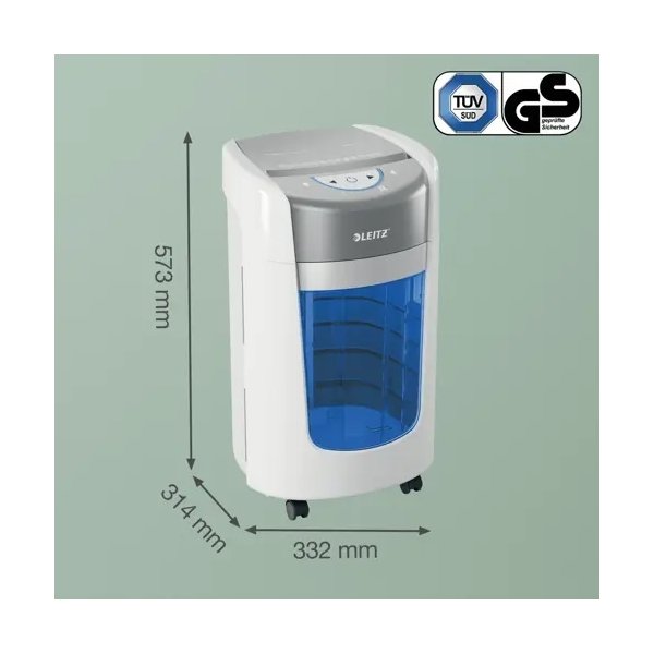 Leitz Dokumentförstörare t.hemmakontor P5 15L, Vit