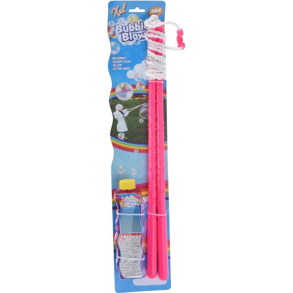 Såpbubblesset XXL, gigantiska bubblor, grön/rosa