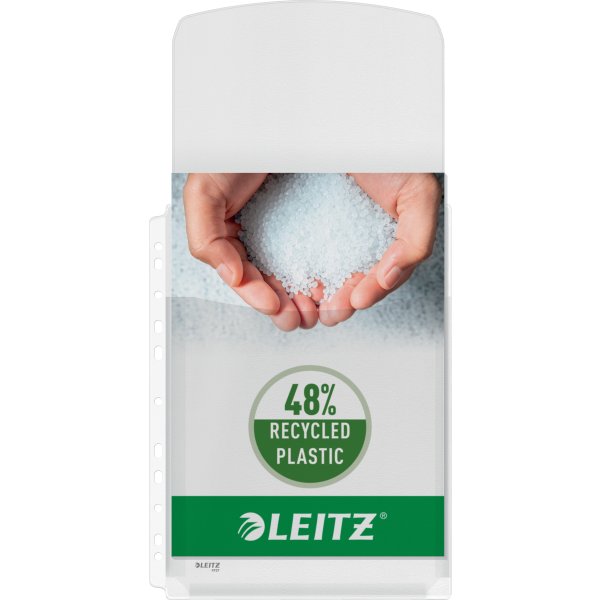 Leitz Plastficka | A4 | Exp. m. klaff | 5 st.
